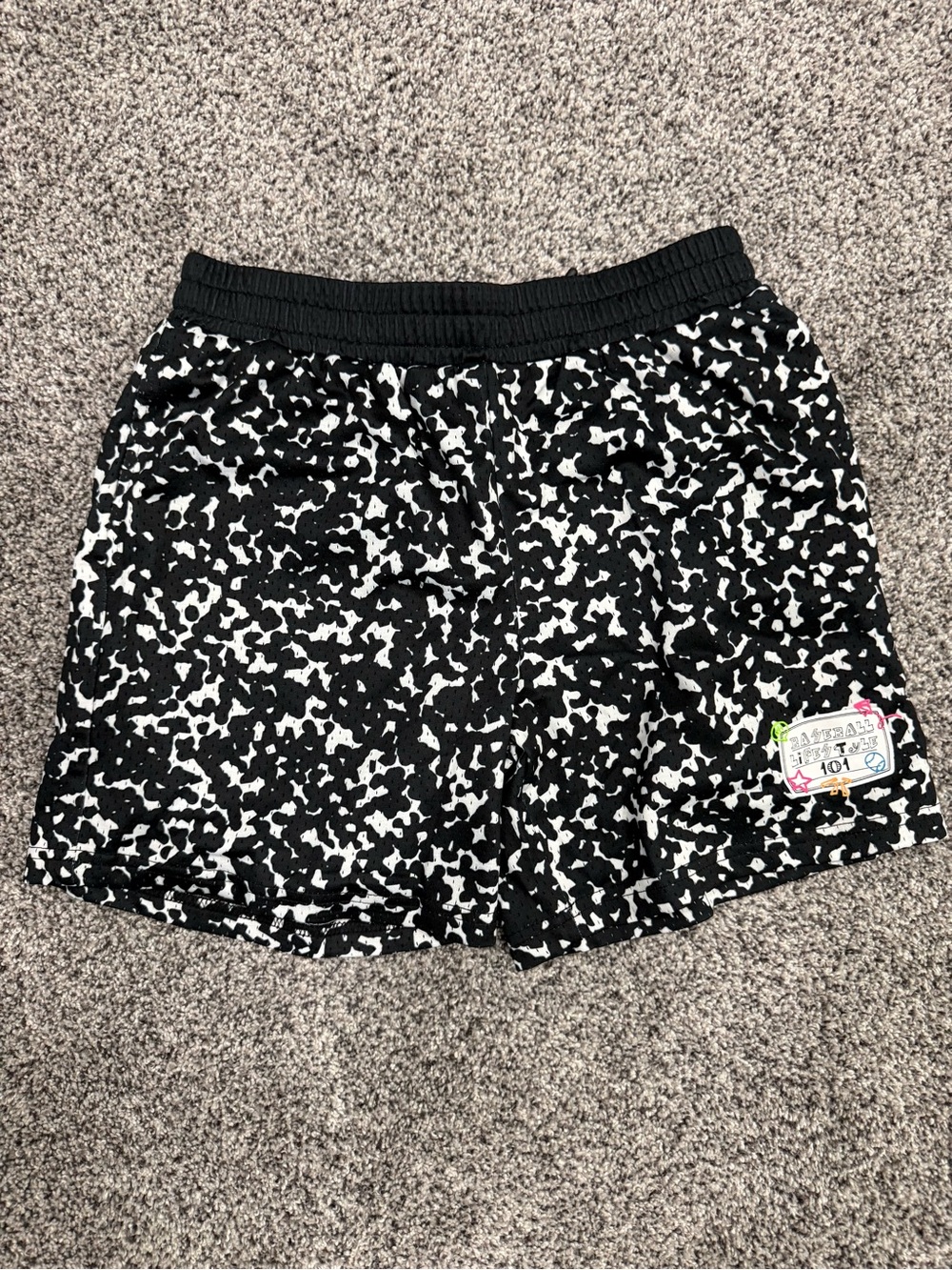 Baseball Lifestyle 101 Composition Shorts, Size Youth Large
